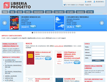 Tablet Screenshot of libreriaprogetto.it